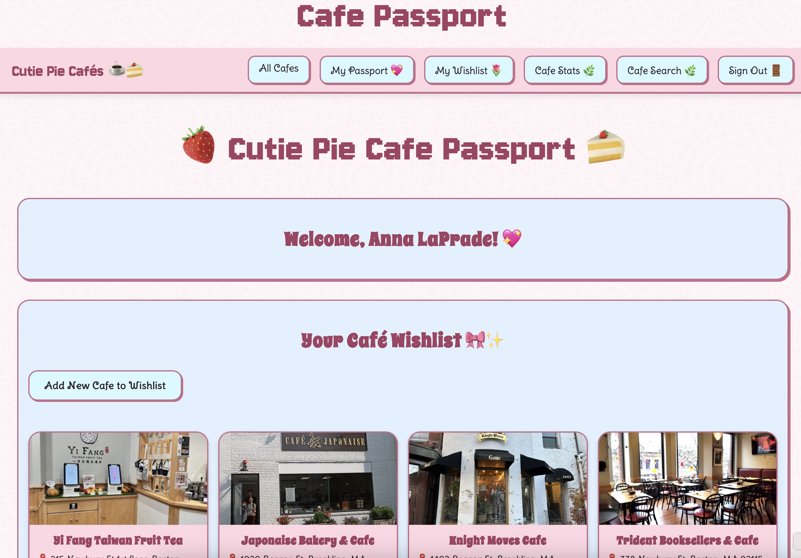 Cafe Passport preview